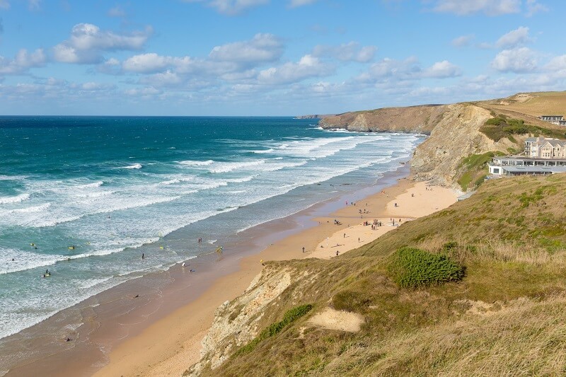 Playa de Фистрал, la mejor playa de reino unido