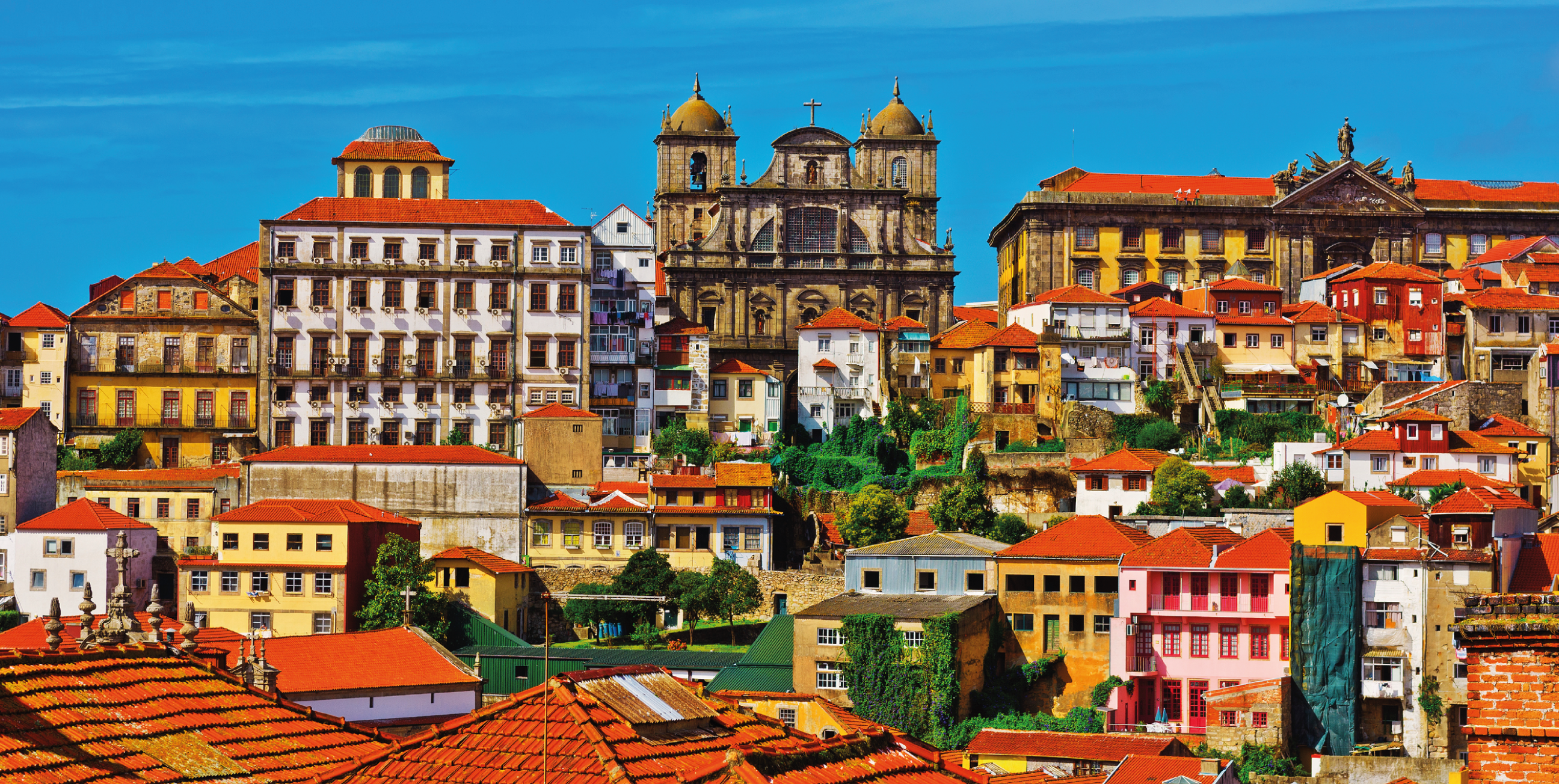 Фасады домов города Порту