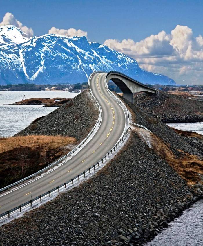 Автомобильная дорога в Норвегии