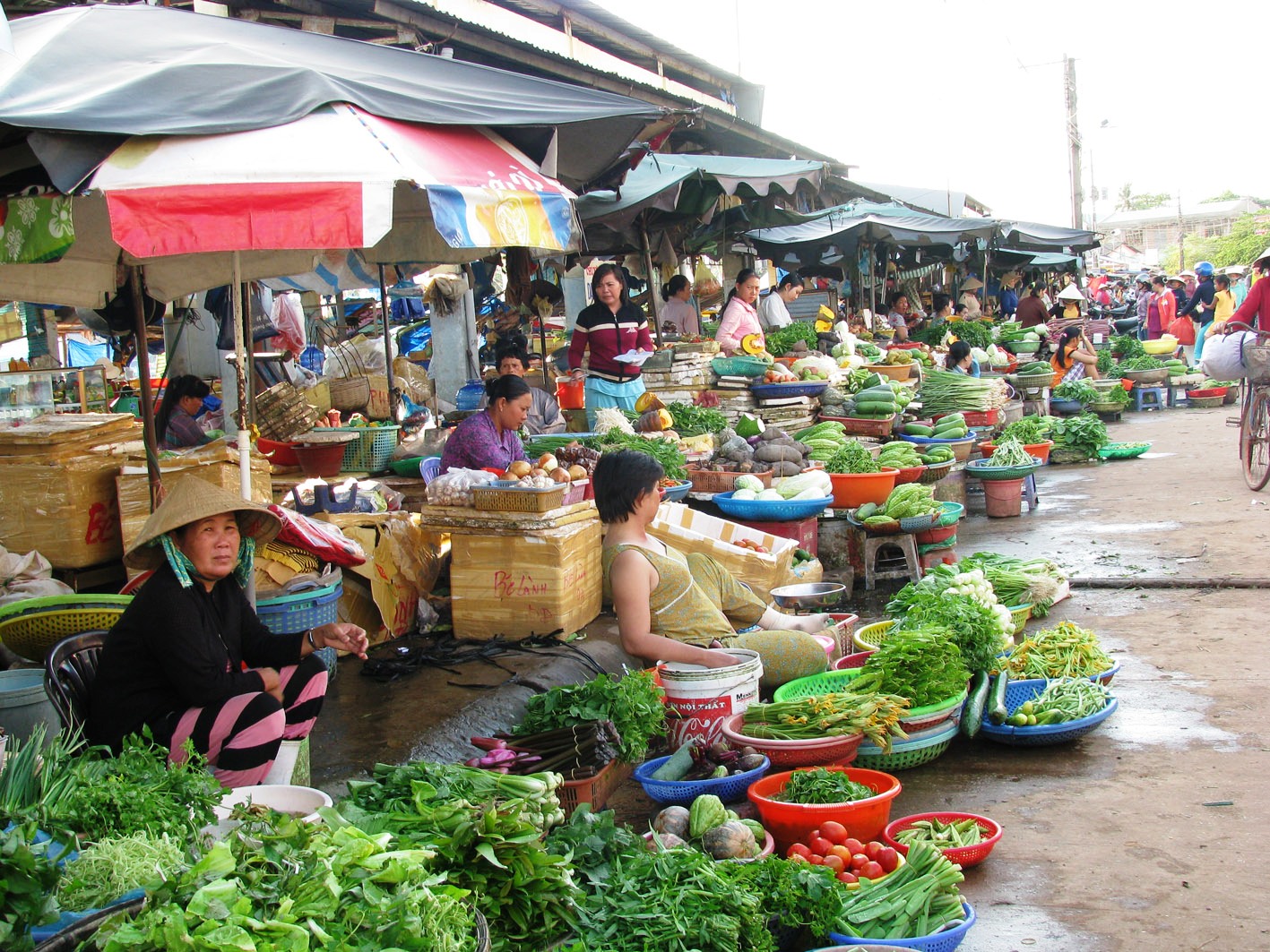 На рынке Хам Тьен