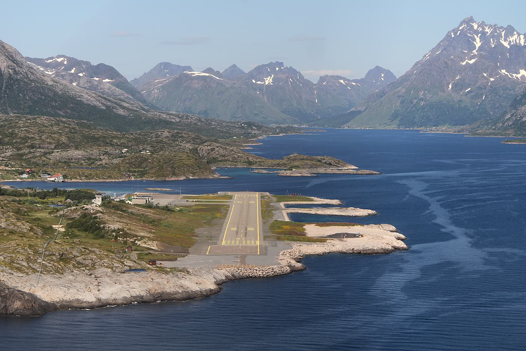 Взлетная полоса аэропорта Honningsvåg