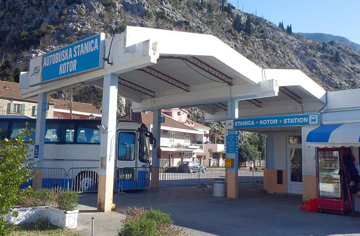 Автобусная станция города Котор