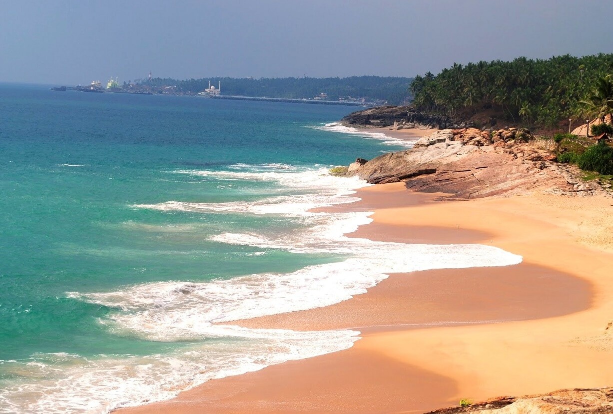 Керала, пляж Ковалам