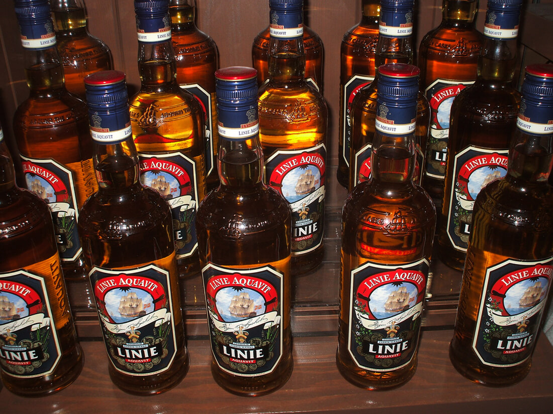 Линье-Аквавит - традиционный алкогольный напиток в скандинавских странах