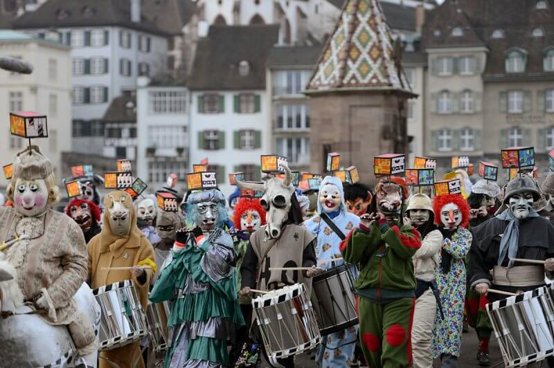 Фото: карнавал в Базеле