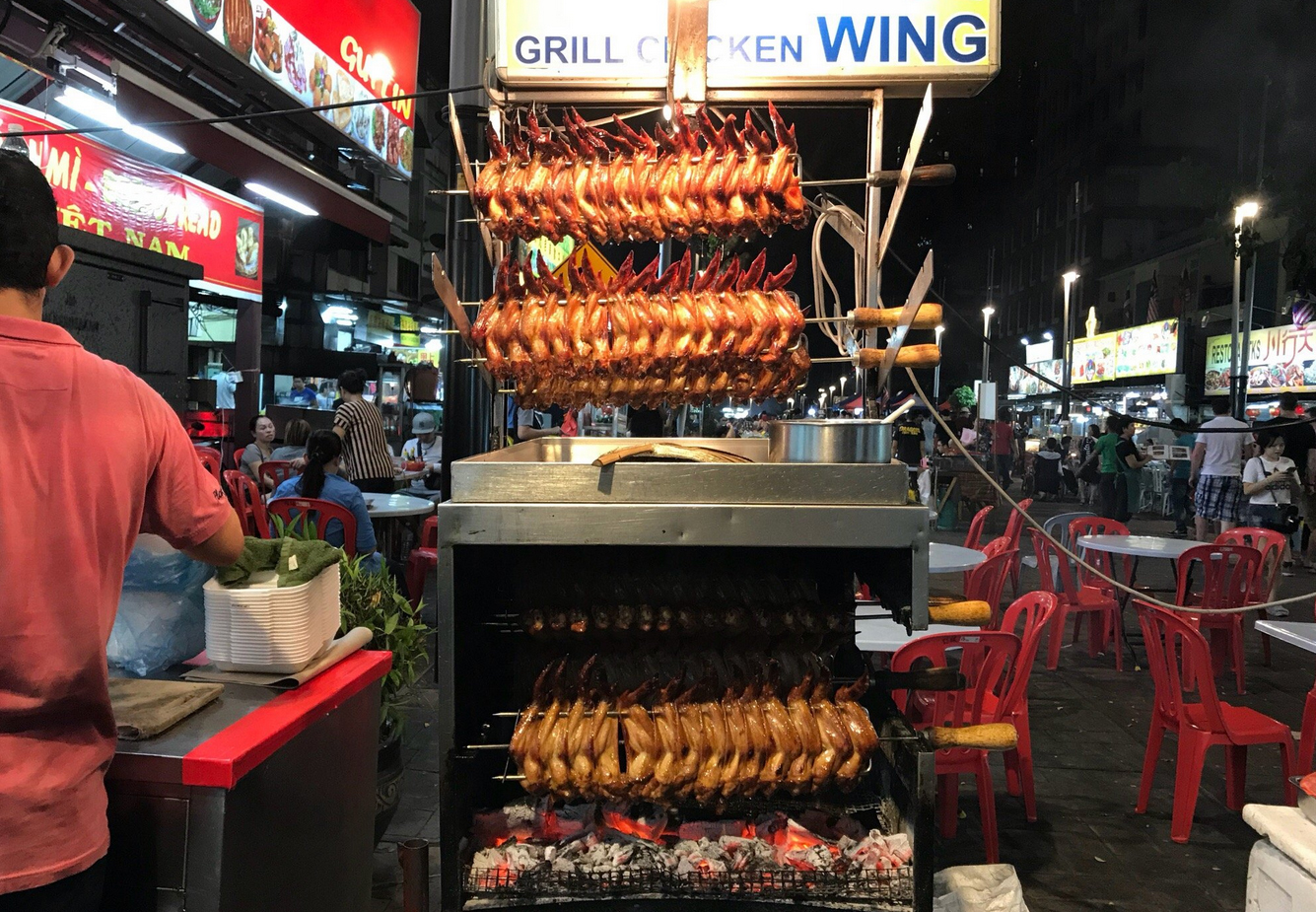 Уличная еда в Куала-Лумпуре