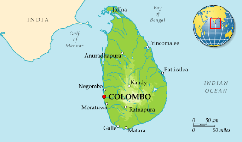 Шри ланка положение. Город Коломбо Шри Ланка на карте. Шри Ланка столица Коломбо карта. Коломбо на карте Шри Ланки.