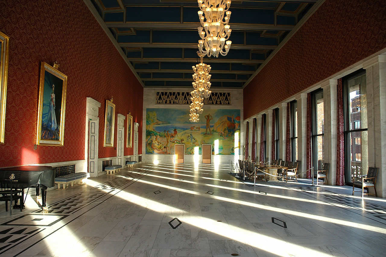 Банкетный зал ратуши Осло