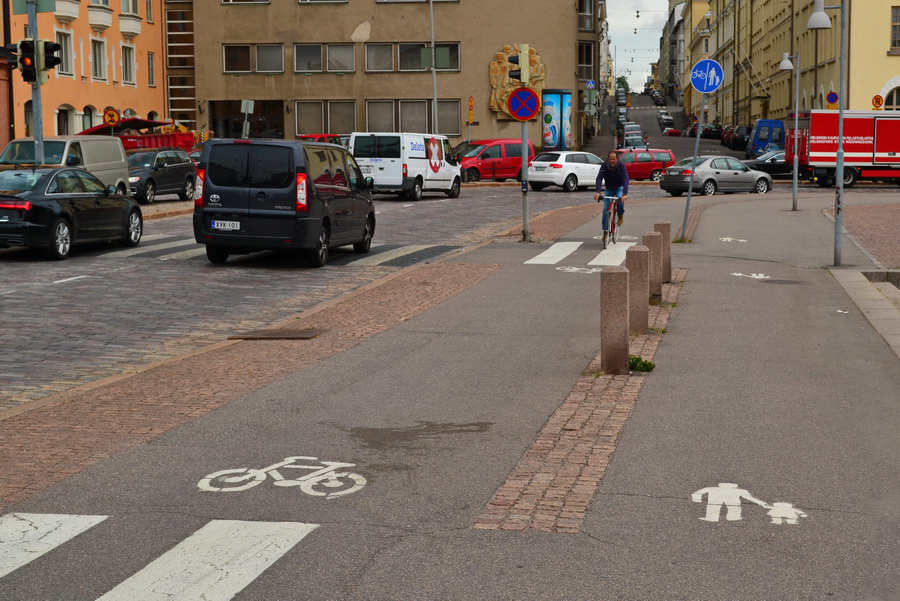 Велосипедные дорожки в Хельсинках