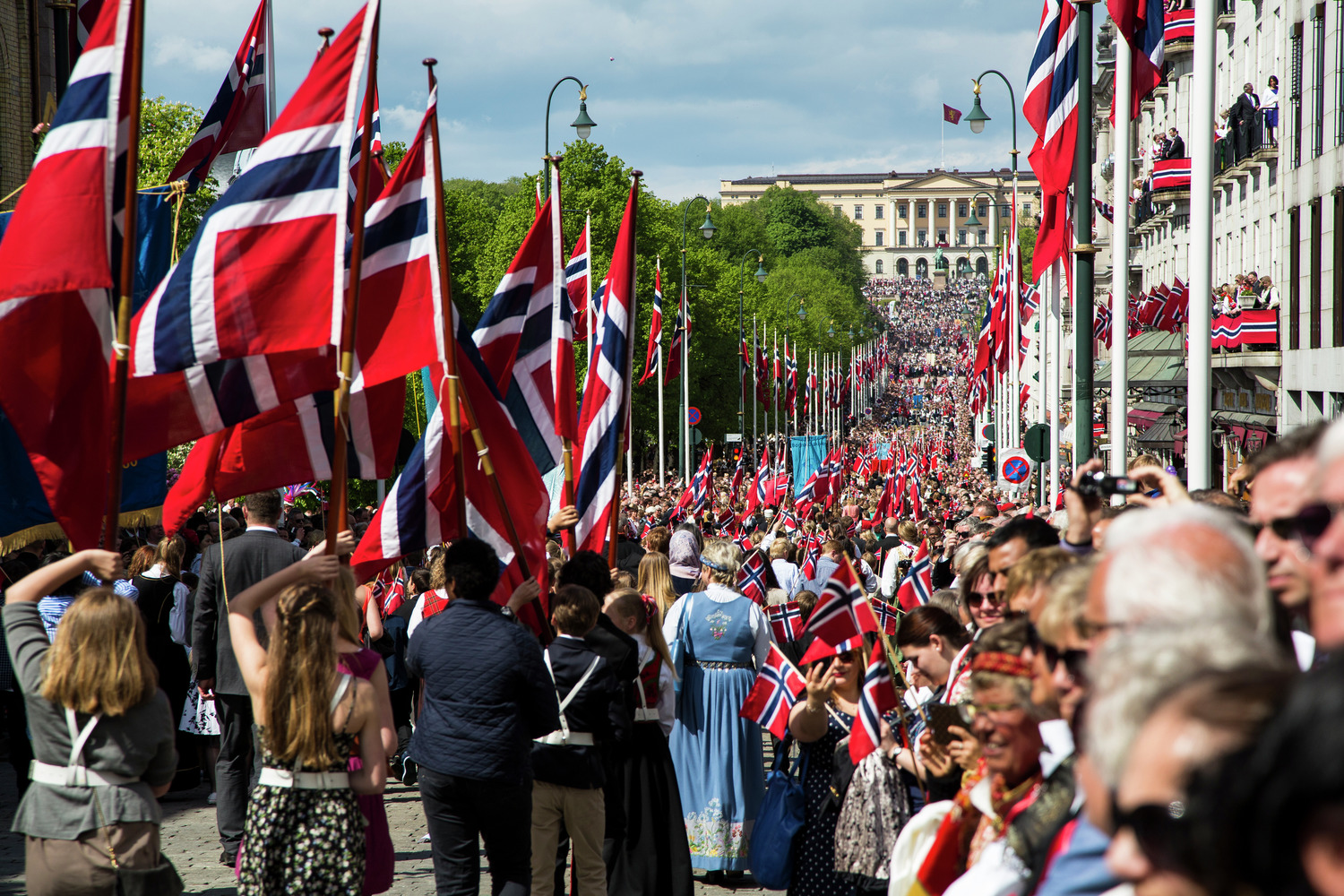 День Конституции Норвегии в Осло