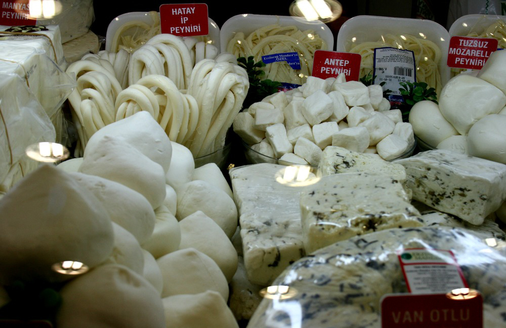 Разнообразие турецких сыров