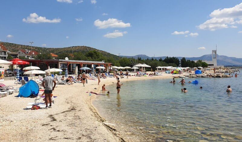Городской пляж Трогира, Хорватия