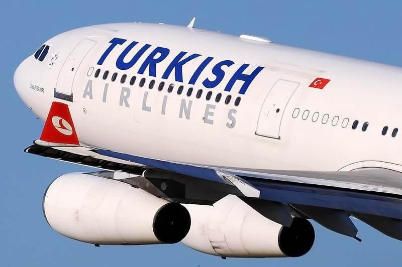 Прямой перелет на самолете «Turkish airlines»