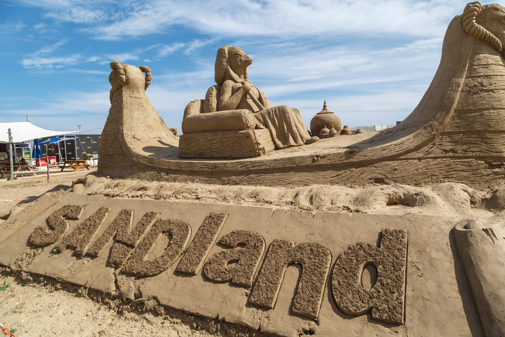В музей песчаных скульптур «Sandland» в Анталии