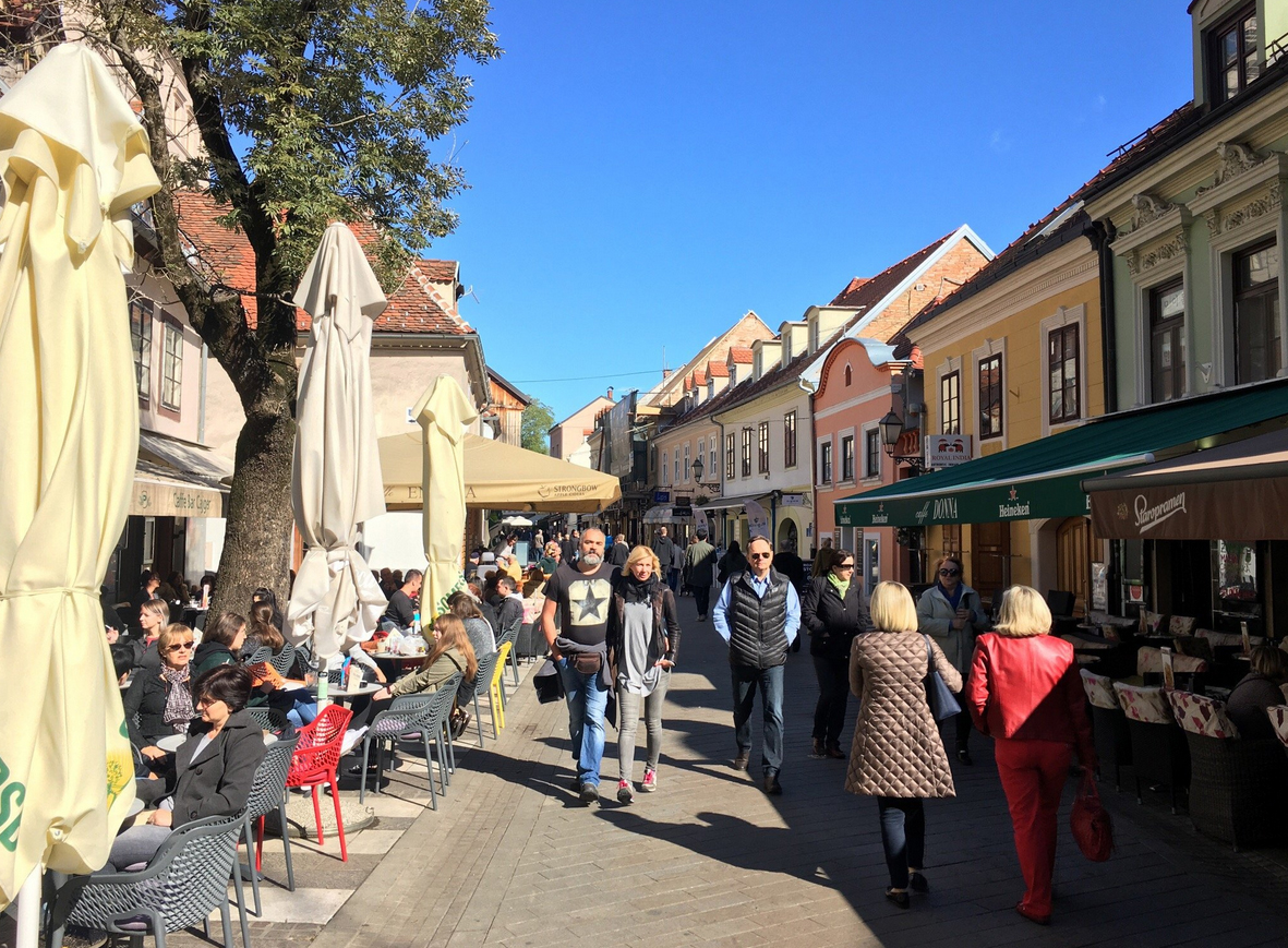 Улица Tkalčićeva, Загреб