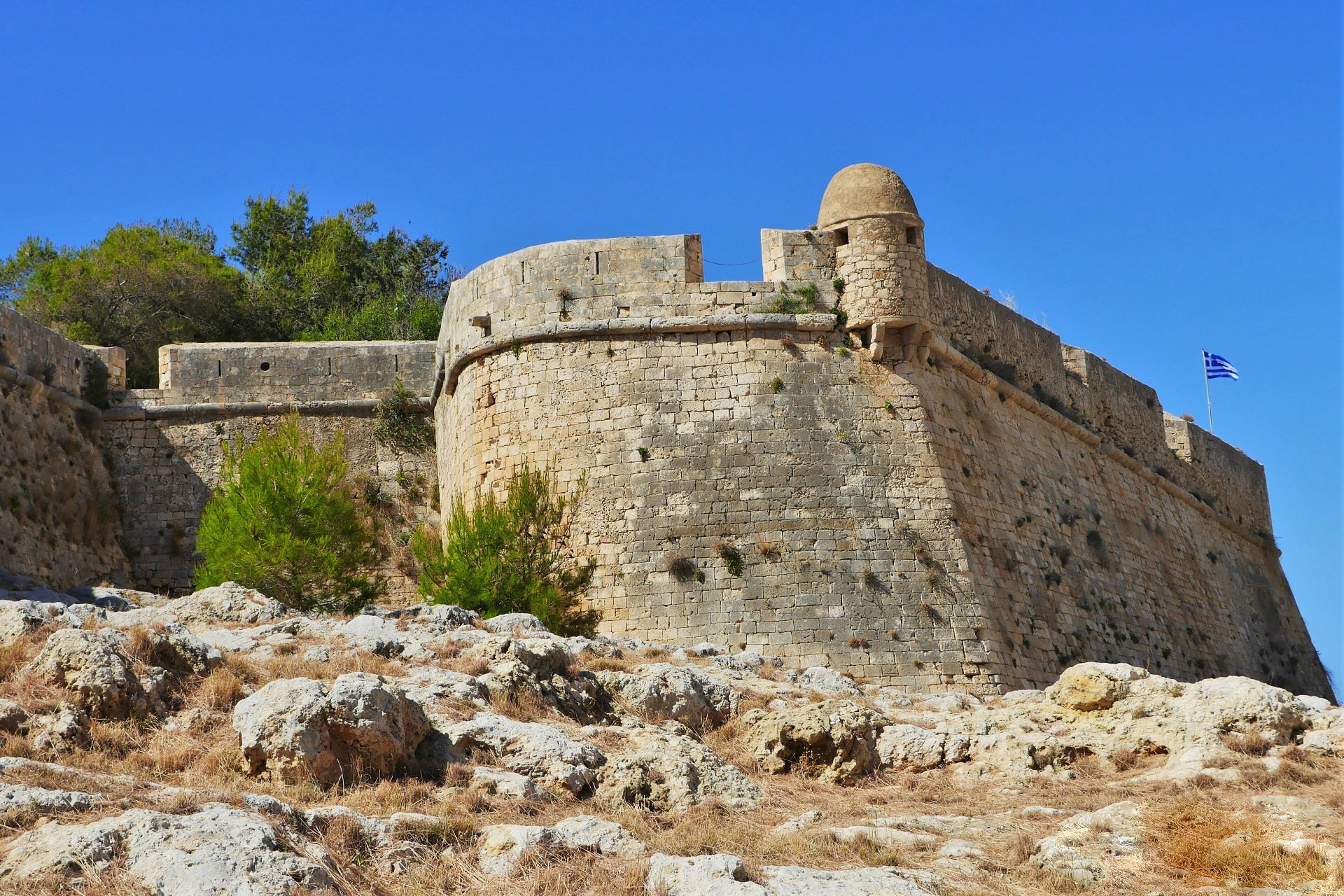 Венецианская крепость Фортецца, Крит