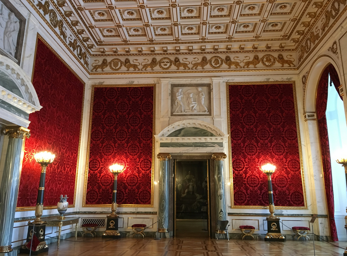 Тронный зал в дворце Кристиансборг