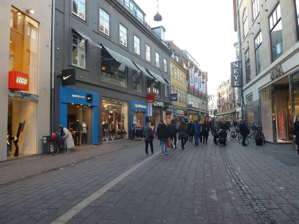 Бутики на улице Strøget