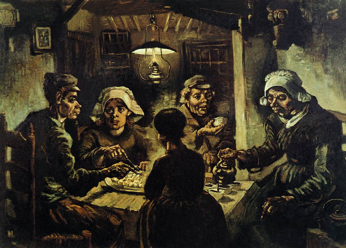 Едоки картофеля, Ван Гог
