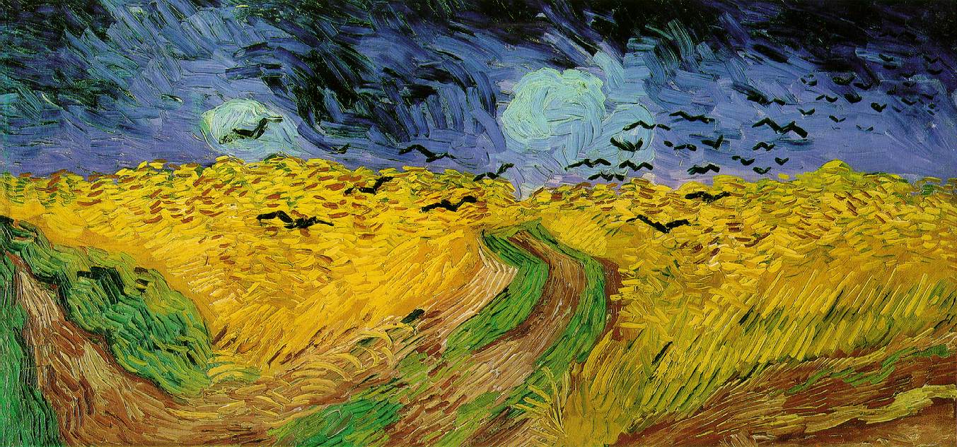 Картина «Пшеничное поле с воронами»