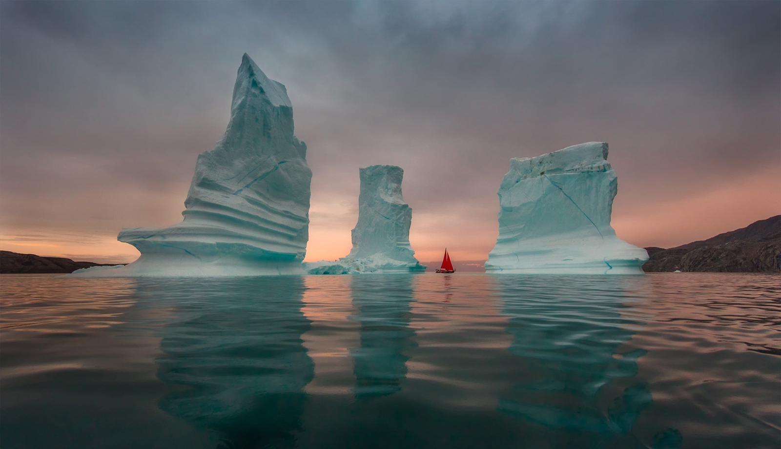 Айсберги в Гренландии