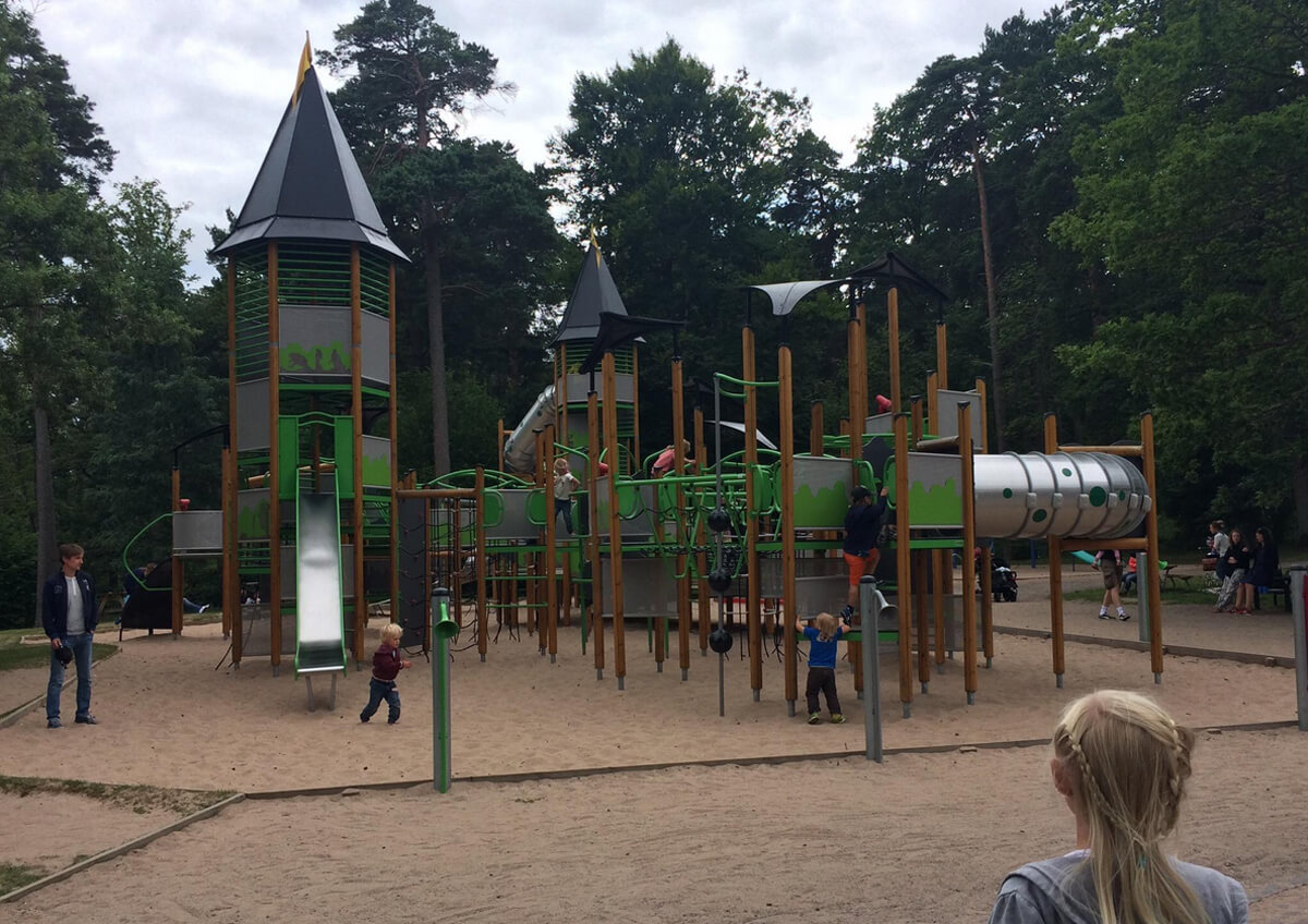 Детская игровая площадка в Jönköpings Stadspark