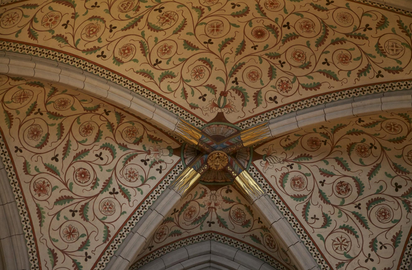 Потолок кафедрального собора Уппсалы