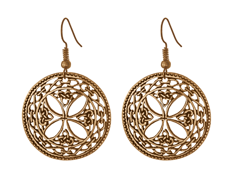 Серьги Кельтский крест