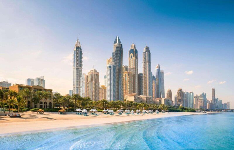 Пляж при отеле One&Only Royal Mirage Resort Dubai at Jumeirah Beach
