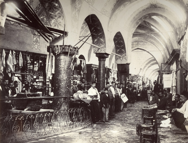 Гранд базар в Стамбуле в 1890 году