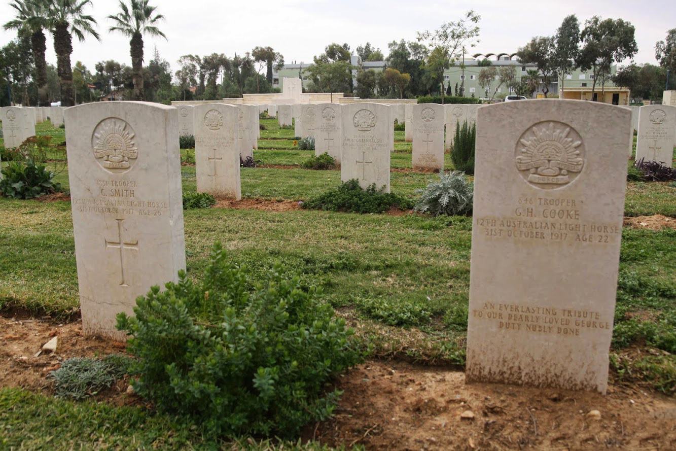 На Британском военном кладбище в Беэр-Шеве