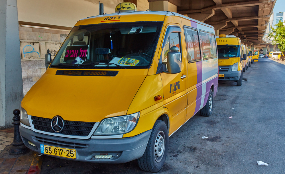 Маршрутное такси в Тель-Авиве
