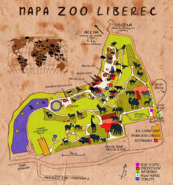 Либерецкий зоопарк в Чехии