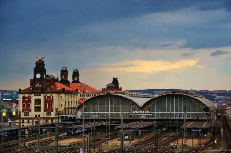 Железнодорожный в Праге