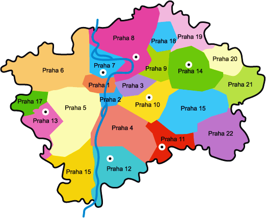 Карта районов
