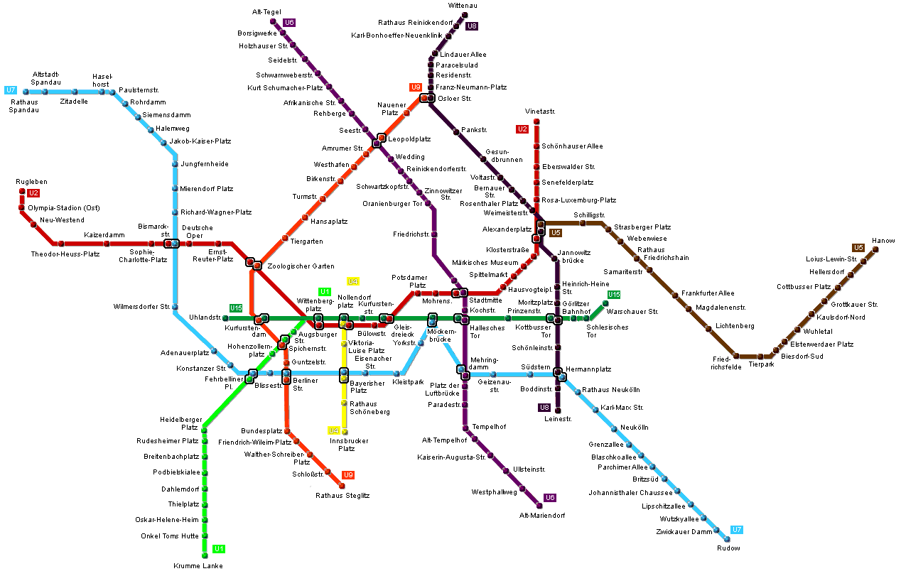 Схема метро