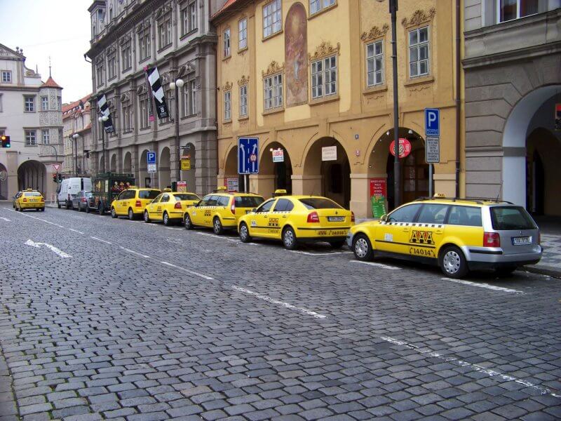 Такси в Праге