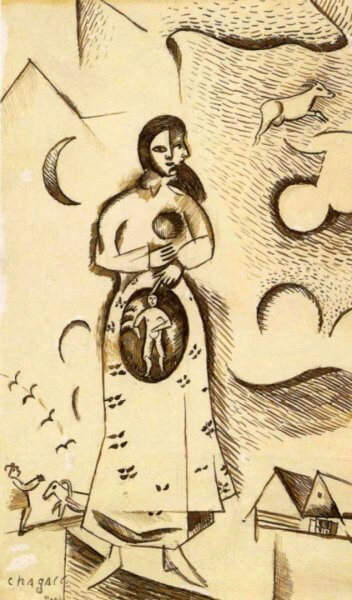 Графика Марка Шагала