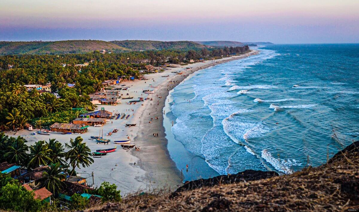 Калангут в Индии – самый посещаемый пляж Северного Гоа