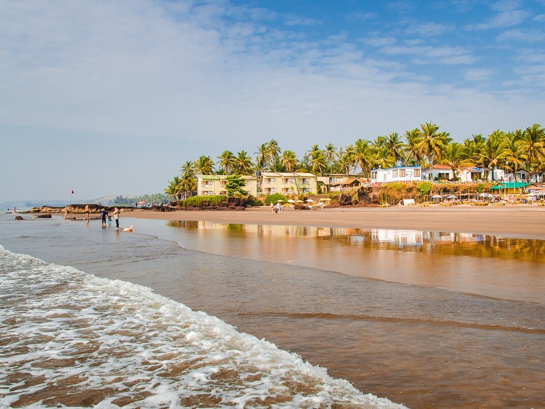 Калангут в Индии – самый посещаемый пляж Северного Гоа