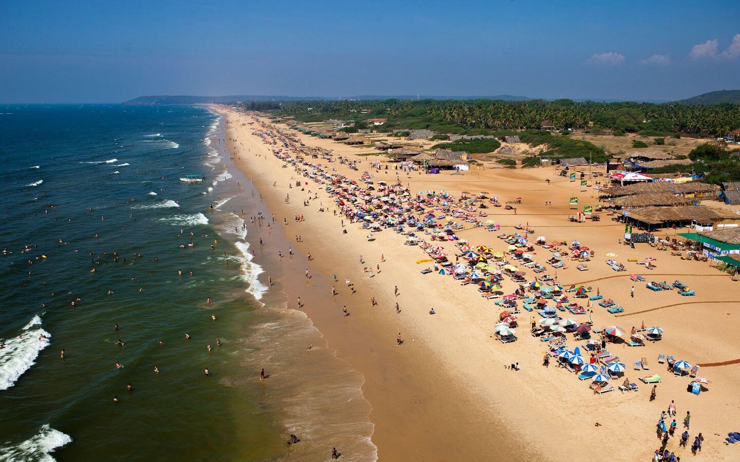 Морджим – «русский» и самый чистый пляж Северного Гоа