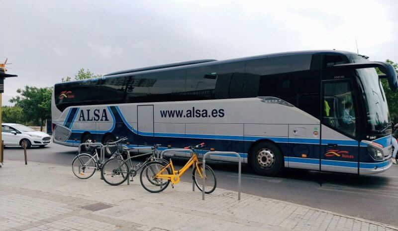 Автобус Alsa в Дении