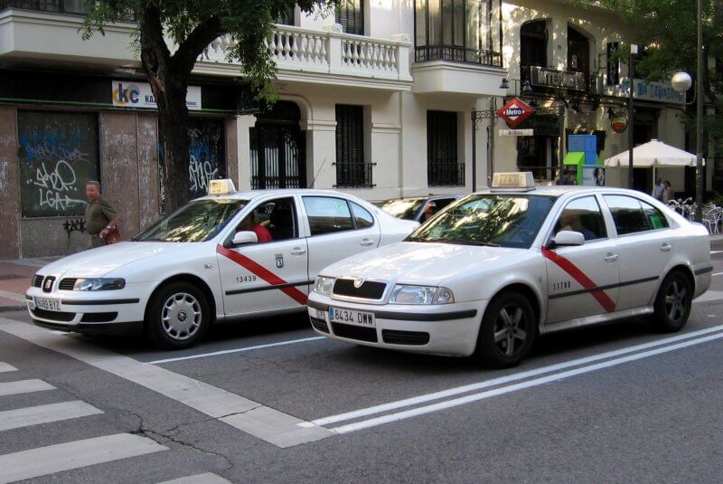 Такси в Мадриде