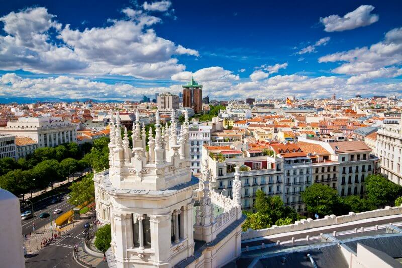 Вид на Мадрид
