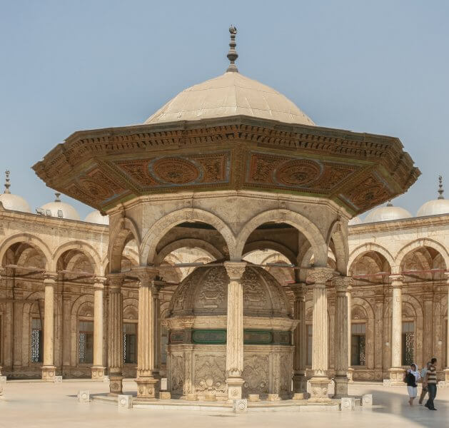Внутренний двор мечети Мухаммеда Али