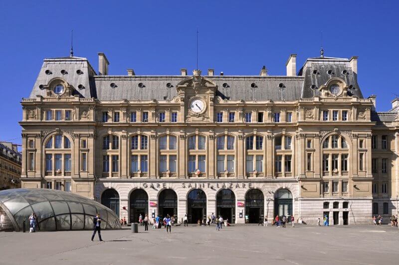 Фото: вокзал Сен-Лазар в Париже