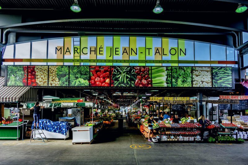 Фото: вход на рынок Рынок Жан-Талон, Монреаль