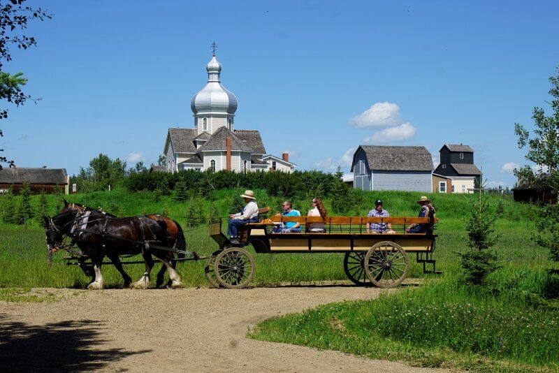 Фото: музей Ukrainian Cultural Heritage Village в Альберте