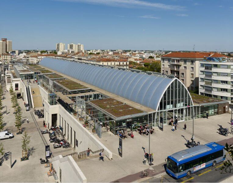 Ж/д вокзал города Монпелье во Франции
