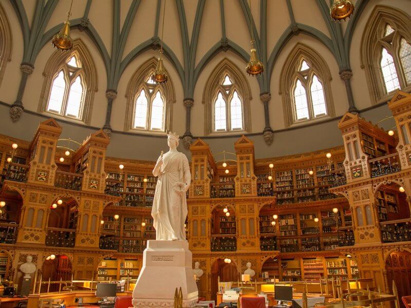 Библиотека в Парламенте Оттавы
